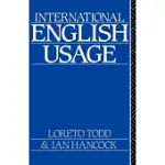 INTERNATIONAL ENGLISH USAGE