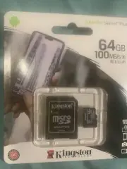 Kingston Canvas Select Plus MicroSDXC 64GB Class 10 Memory Mobile