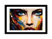 Woman Modern Art Framed print Art Poster