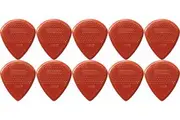 10 x Dunlop Max Grip Jazz 3 Red Guitar Pick Jazz III Free Post