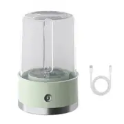 Portable 1L Mini Washing Machine, Compact Deep Cleans Underwear, USB Rechargable, Small Laundry, Lightweight for Hotel, Travel, Green