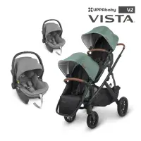 在飛比找momo購物網優惠-【UPPAbaby】VISTA V2雙人推車+MESA i-