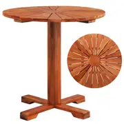 Bistro Table 70x70 cm Solid Acacia Wood vidaXL