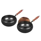 Wok Pan Multifunction General Cookware Flat Bottom for Home Restaurant Hotel