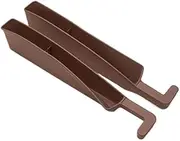 NEGRO SEAT Gap Filler,Fit For Volkswagen, Fit For Golf, 5 6 7 Caddy Passat Car Side Storage Pocket Organizer Box Crevice Stowing Tidy Interior Parts car seat gap cushion(2PCS Brown)