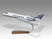Gulfstream G-IV 50 Fifty Shades Freed Movie Desk Wood Airplane Model Small 1/100