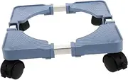 OKUMEYR Versatile Washing Machine Refrigerator Stand Pp Material Heavy Duty Mobile Rack with Rolling Wheels
