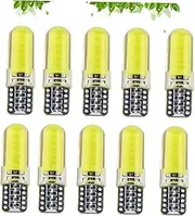 OSOLADY 10pcs LED Width Indicator Light Wattage Car Cob White Automobiles Small Light Bulbs Light-emitting Diode Trunk Lamp Yellow