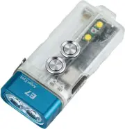 Keychain Flashlight 700 Lumen Rechargeable Dual Power with Sidelight