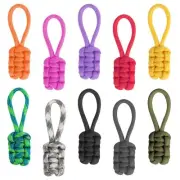 10 Pcs Zippers Pull Tab 3.15 Inch Extension Colorful Zipper Pulls Universal Z...