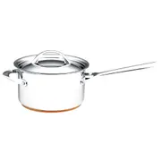 Essteele Per Vita Copper Base Stainless Steel Covered Saucepan 20cm/3.4L