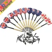 12 Pack Soft Tip Darts 14g For Electronic Dartboard With 36 Extra Tips Games c