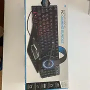 Smartgear 4 Piece LED PC Gaming Bundle Keyboard + Headphones W/Mic + Mouse + Pad
