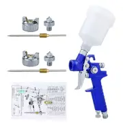 Auto Paint Air Spray Gun Gravity Feed Car Primer Sprayer 0.8/1.0MM Nozzle HVLP