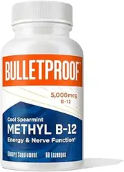 Bulletproof Methyl B-12, Supports Healthy Brain Cells and Nervous System (60 Lozenges)