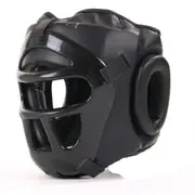Grilled Head Guard with Detachable Face Shield
