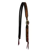 Dogwood Tooled Split Ear Headstall