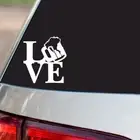 Love Beer Sticker Brew Alcohol Bar Pub all chrome and regular vinyl colors