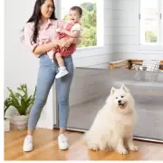 Hardware-Mounted 3-Way Locking Retractable Baby Gate - Indoor/Outdoor Use