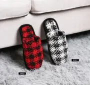 ComfyLuxe Buffalo Check Pattern Slippers