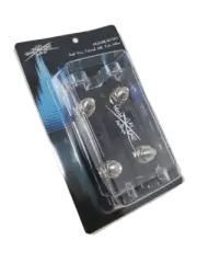 Sky High Car Audio DUAL ANL Fuse Holder Ring Terminal Style Double 1/0 ga 4 ga