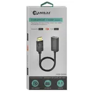 Sansai DisplayPort to HDMI Male to Female Adapter (30cm)