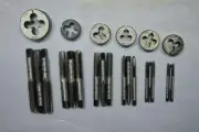 TAP DIE SET METRIC MM CARBON STEEL M3 M4 M5 M6 M8 M10 M12-6 SIZE TAPS AND DIES