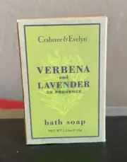 Crabtree & Evelyn Verbena And Lavender Bath Soap New In Box