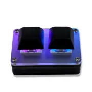 Wired 2 Key Keyboard Mini Smart Programmable USB Keypad with RGB Backlit Keypad