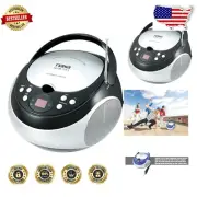 AM/FM Stereo Radio & Top-Loading Portable CD Player - Lightweight Boombox