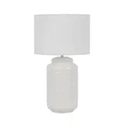 Heidi White Symmetrical Ceramic Table Lamp