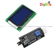 5V 12864 LCD Display 128x64 Dots Blue 1602LCD IIC/I2C/TWI/SPI Serial for Arduino