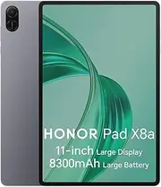 HONOR Pad X8a Tablet 128GB Memory (Expandable to 1Tb) 8300 mAh, 11 Inch 90Hz Display with Protection, Qualcomm SD 680, Wi-Fi/GPS/Android 14, Grey