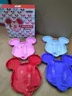 Tupperware mickey Mouse Plates Set With Gift Box (4Pcs)