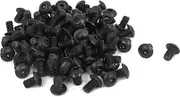 uxcell M4 x 6mm Alloy Steel Hex Socket Button Head Machine Screws Black 100 Pcs