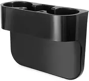 Heart Horse Cup Holder Portable Multifunction Vehicle Seat Cup Cell Phone Drinks Holder Glove Box Car Interior Organizer (Black)