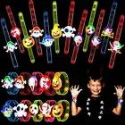 10 Piece Halloween Party for Kids LED Light Up Bracelet Flashing Glow Dark Watch