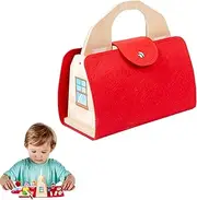 Cooking Toys,Kids Wooden Kitchen Cooking Play Toy | Portable Pretend Set Accessories Interactive Food Early Education for 3 Years Old+