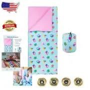 Lightweight Kids Sleeping Bag with Roll-Up Design for Camping & Travel - Birdie