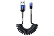 USB to Lightning Coiled Cable - Fast Charging Data Cable 1.5M