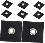 VALICLUD 8pcs Rv Awning Piping Eyelets Pvc Coated Fabric Easy Installation Multi Functional Rails Awning Installation Tools Eyelets Rv Accessories