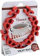 Prepara Silicone Meat Rack, Red