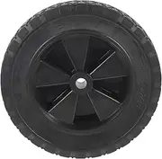 FONDOTIN Replacement Wheels for Cart Wheel Replacement Rubber Lawn Mower Wheels Black Durable Wheel