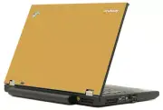 GOLD Vinyl Lid Skin Cover Decal fits IBM Lenovo ThinkPad T420 Laptop