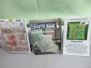 Lot of 3 sewing patterns McCalls 9327 Burda 7974 Arrowood
