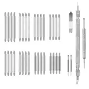 Watch Pins Replacement Kit, 37 PCS Watch Spring Bar Tool Heavy Duty Stainless