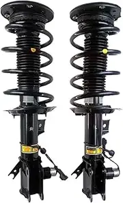 Front Shock Strut Assys Pair Compatible With Lincoln MKZ/Ford Fusion - Fits 2013 2014 2015 2016 2017 2018 2019 2020 - Electric Adjustable
