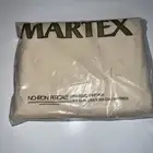 VTG New Martex Cream No Iron Percale Martex King 78x80 Fitted Sheet CC1