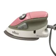 Oliso Mini Project Compact Iron Pink with Silicone Storage Mat & Box (USA PLUG)