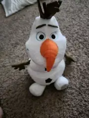 Disney Olaf FROZEN Snowman 16" plush stuffed animal Movie large toy Disney store